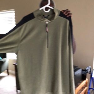 LLBean light Velour pullover shirt